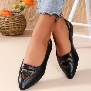 Point Toe Flats Slip-Ons