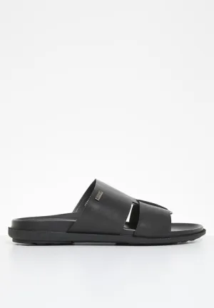 Polo Double Strap Sandals Black