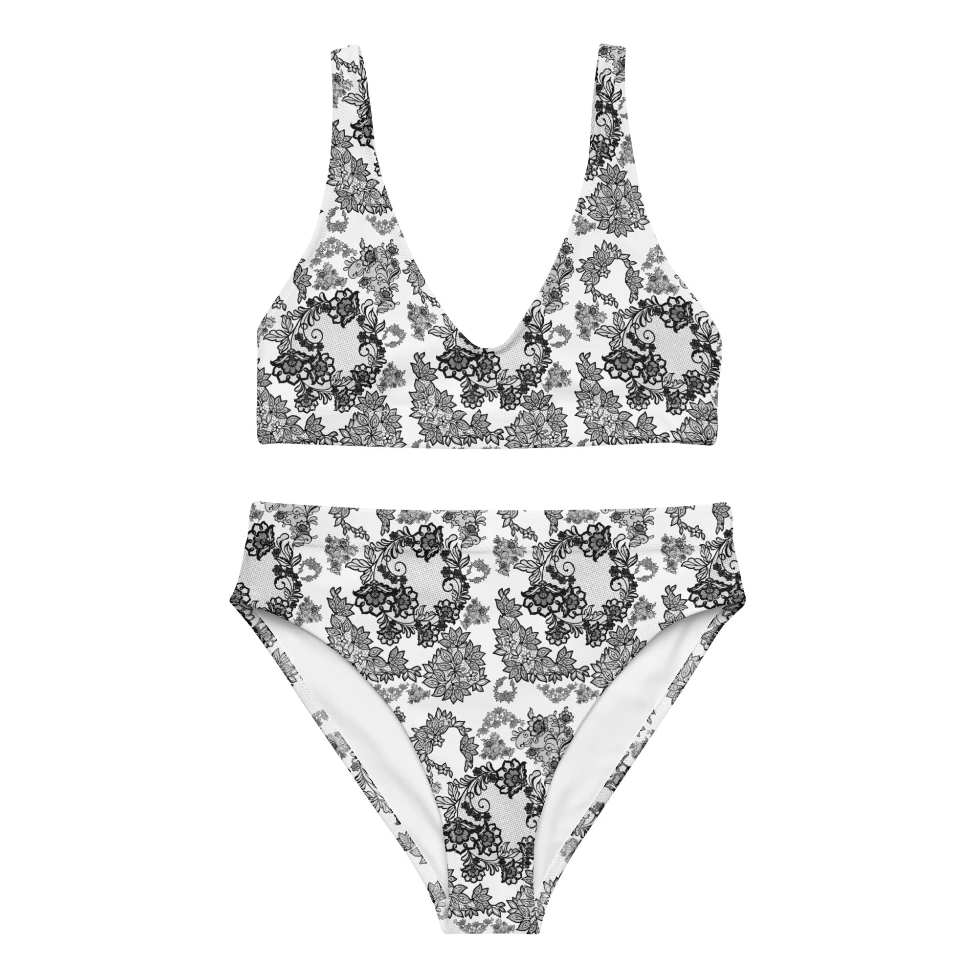 Recycled high-waisted bikini 'Lace'