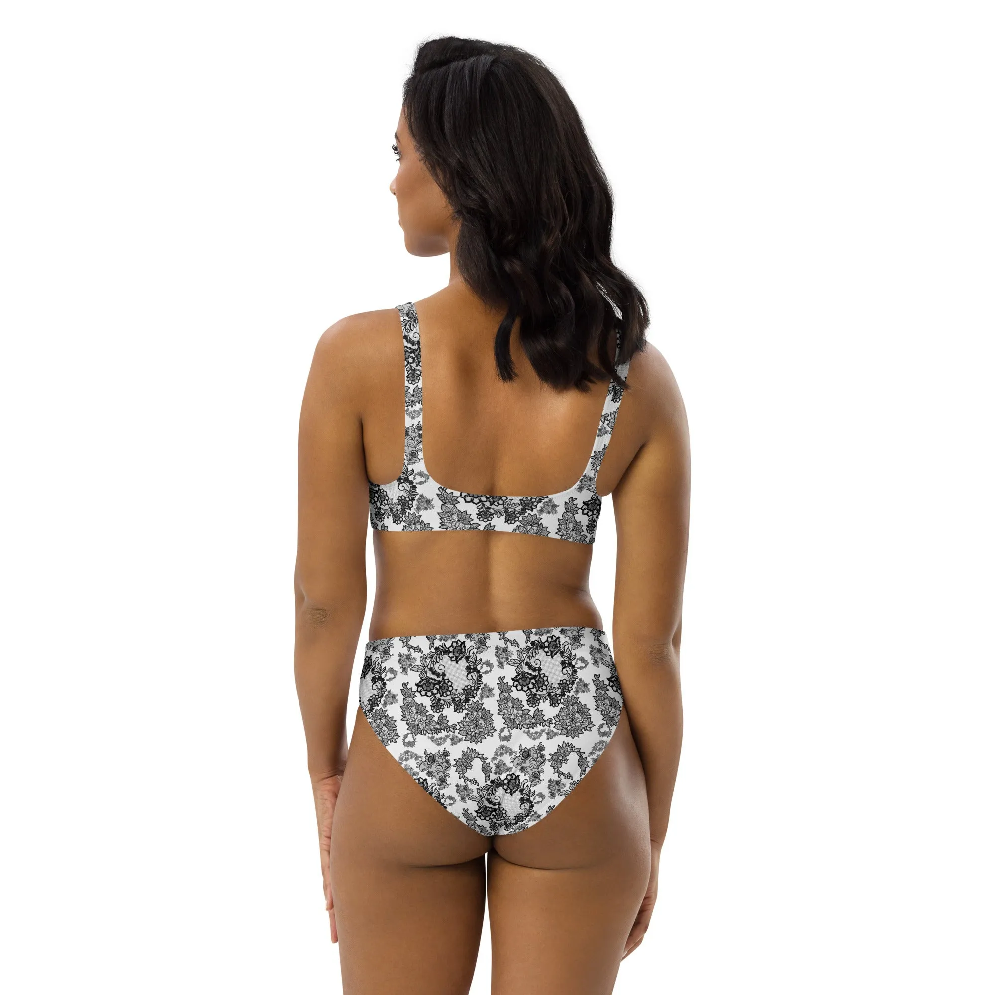 Recycled high-waisted bikini 'Lace'