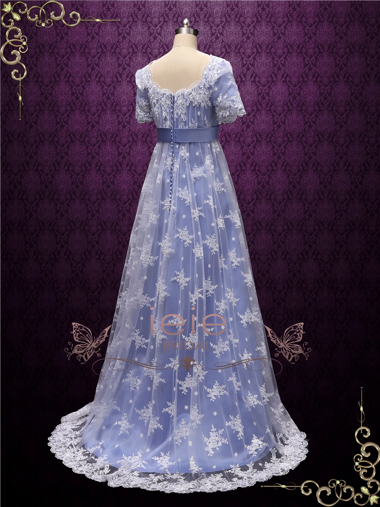 Regency Style Princess Formal Prom Evening Ball Gown HELENA
