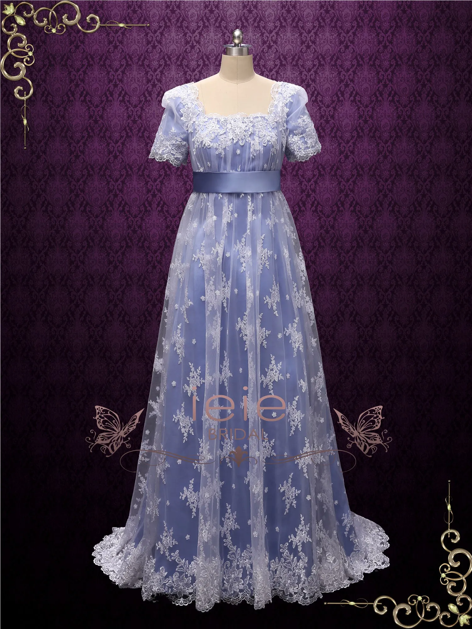 Regency Style Princess Formal Prom Evening Ball Gown HELENA