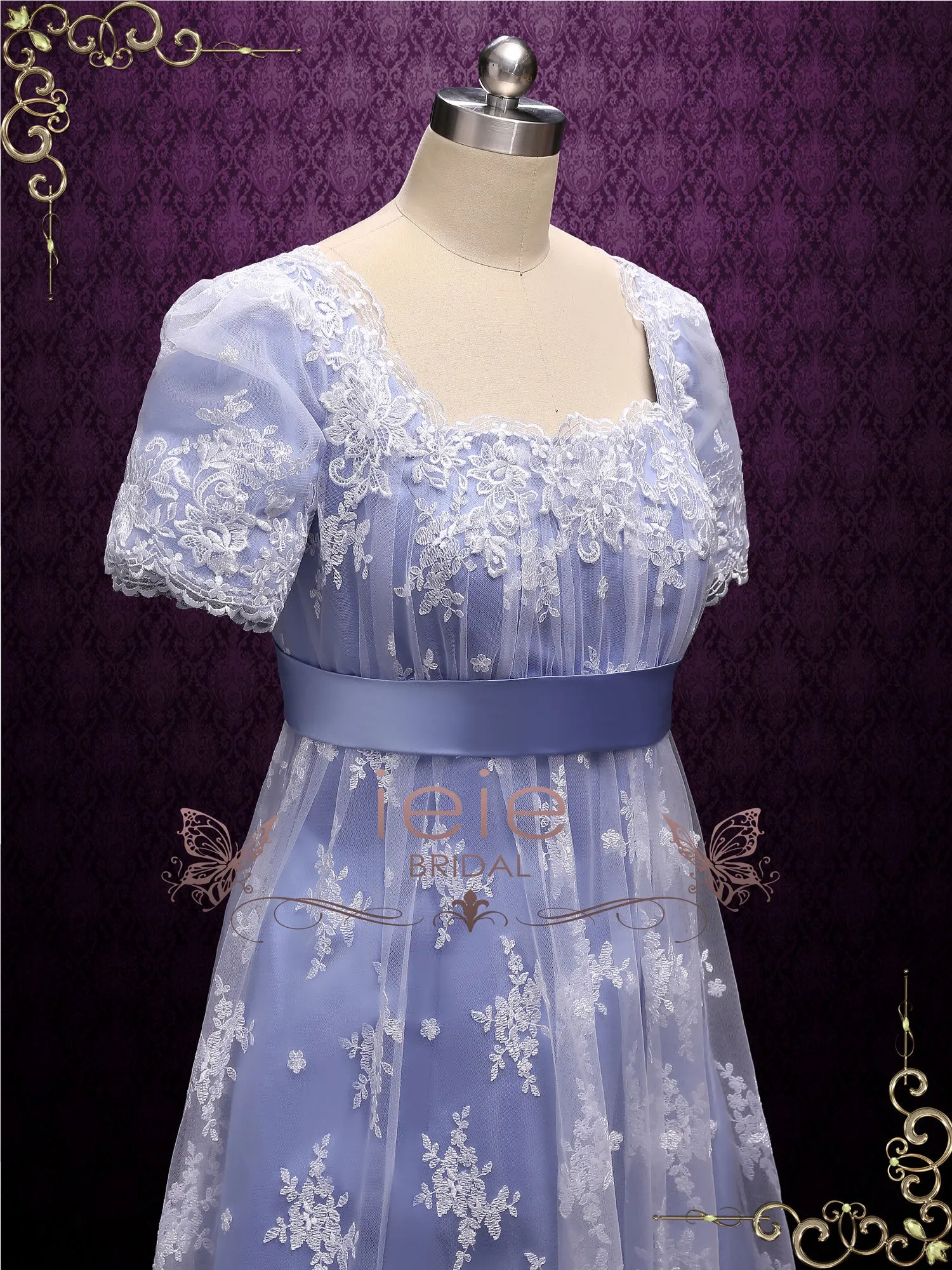 Regency Style Princess Formal Prom Evening Ball Gown HELENA
