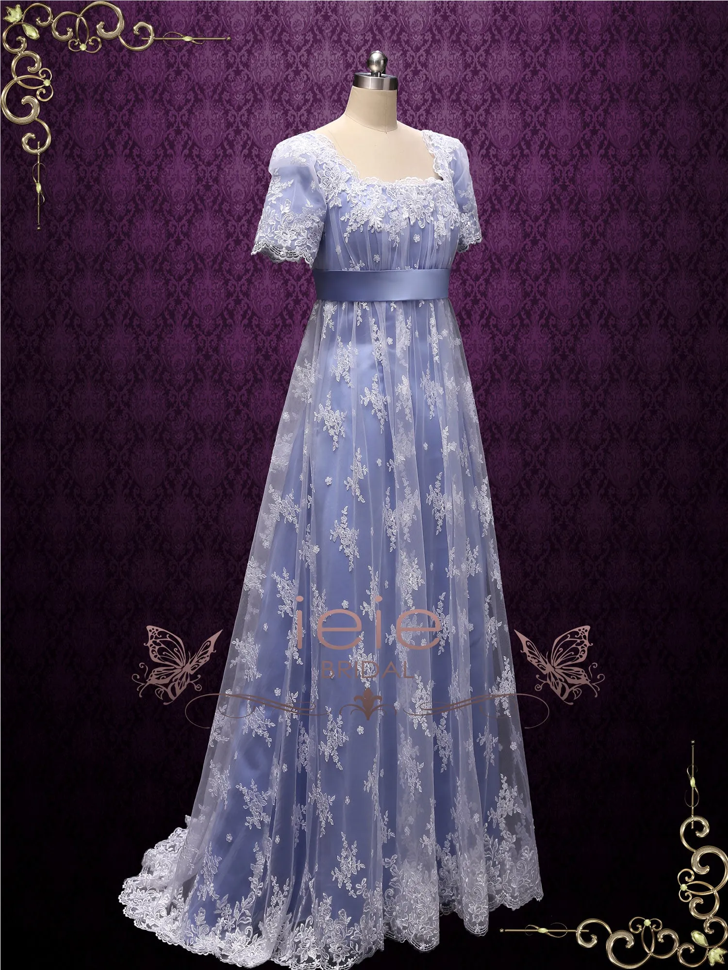 Regency Style Princess Formal Prom Evening Ball Gown HELENA