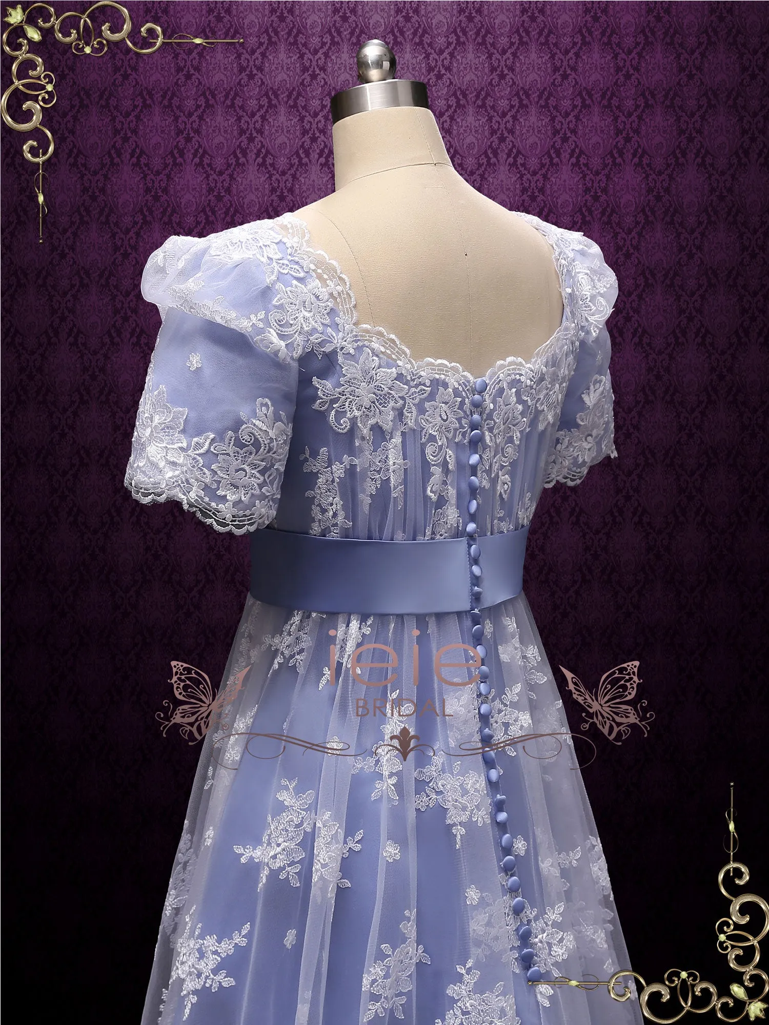 Regency Style Princess Formal Prom Evening Ball Gown HELENA