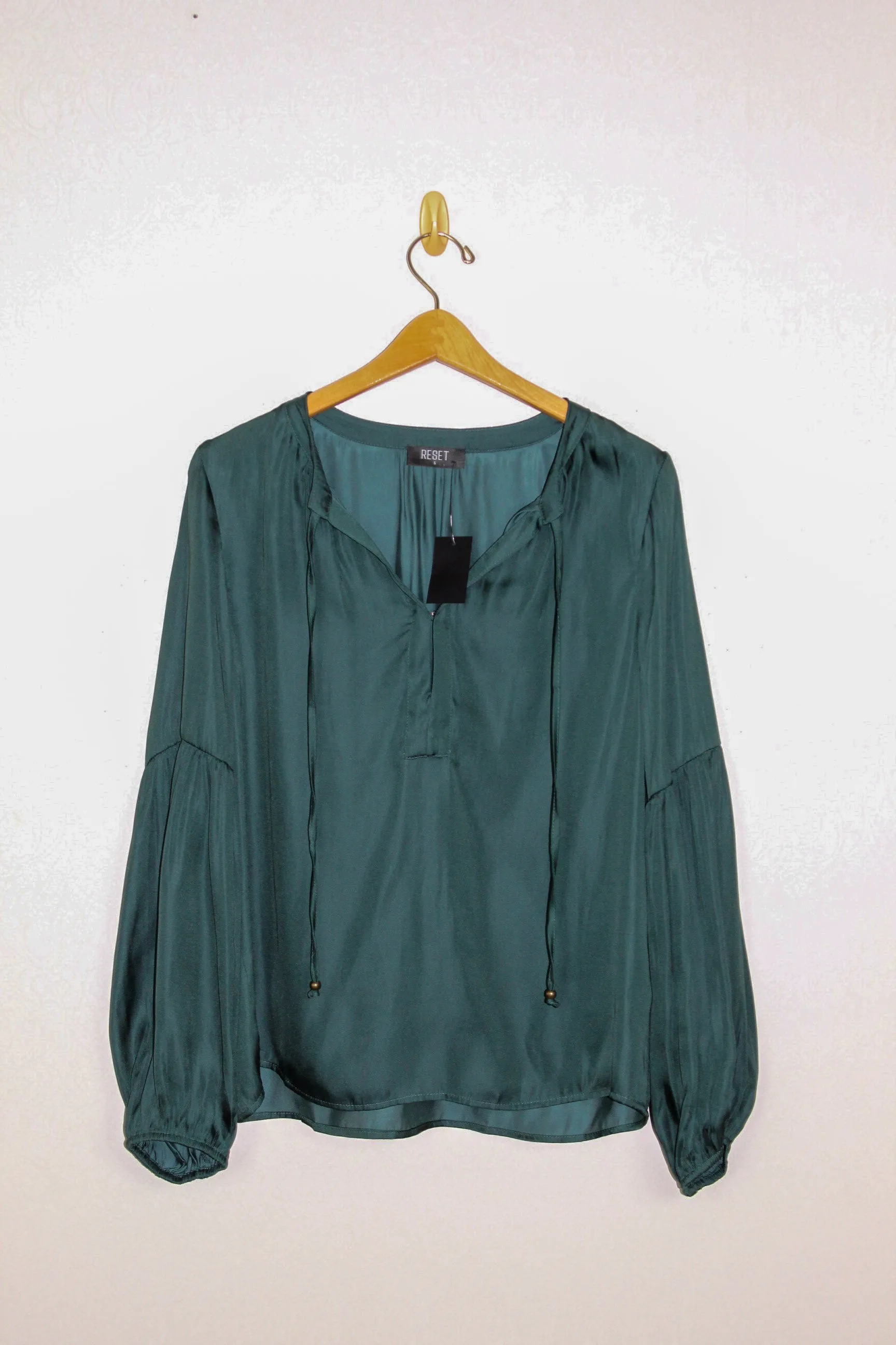 Reset By Jane Long Sleeve Long Neck Tie  Forearm Flare