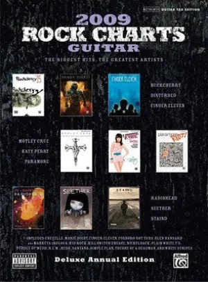 ROCK CHARTS GUITAR 2009 GTR TAB