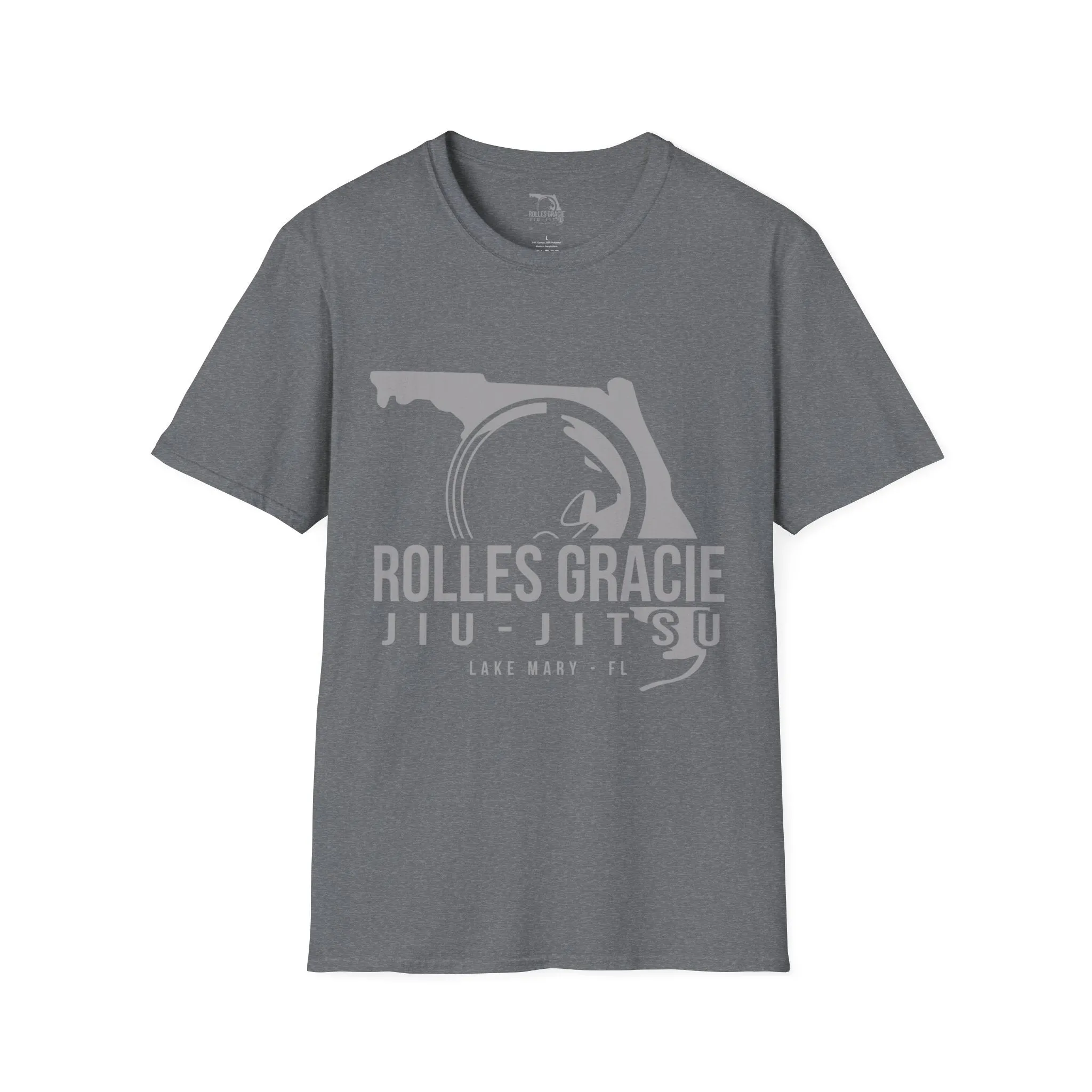 Rolles Gracie Lake Mary Jiu-Jitsu Unisex Softstyle T-Shirt