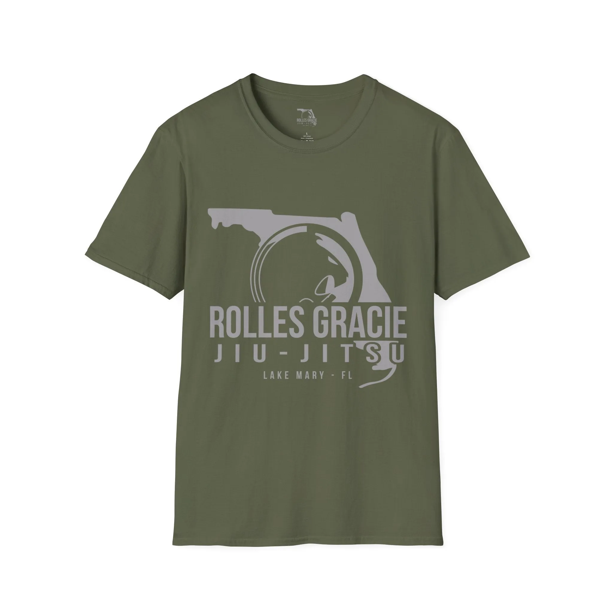 Rolles Gracie Lake Mary Jiu-Jitsu Unisex Softstyle T-Shirt