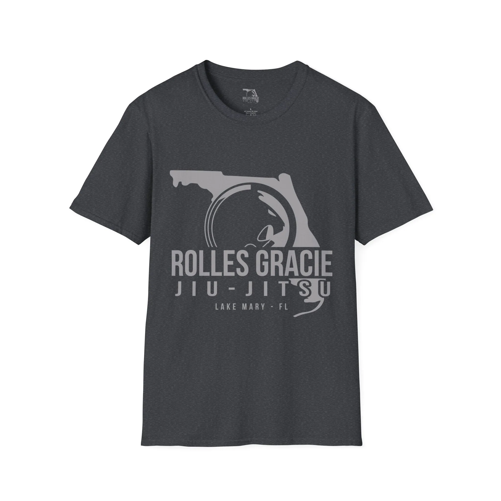 Rolles Gracie Lake Mary Jiu-Jitsu Unisex Softstyle T-Shirt