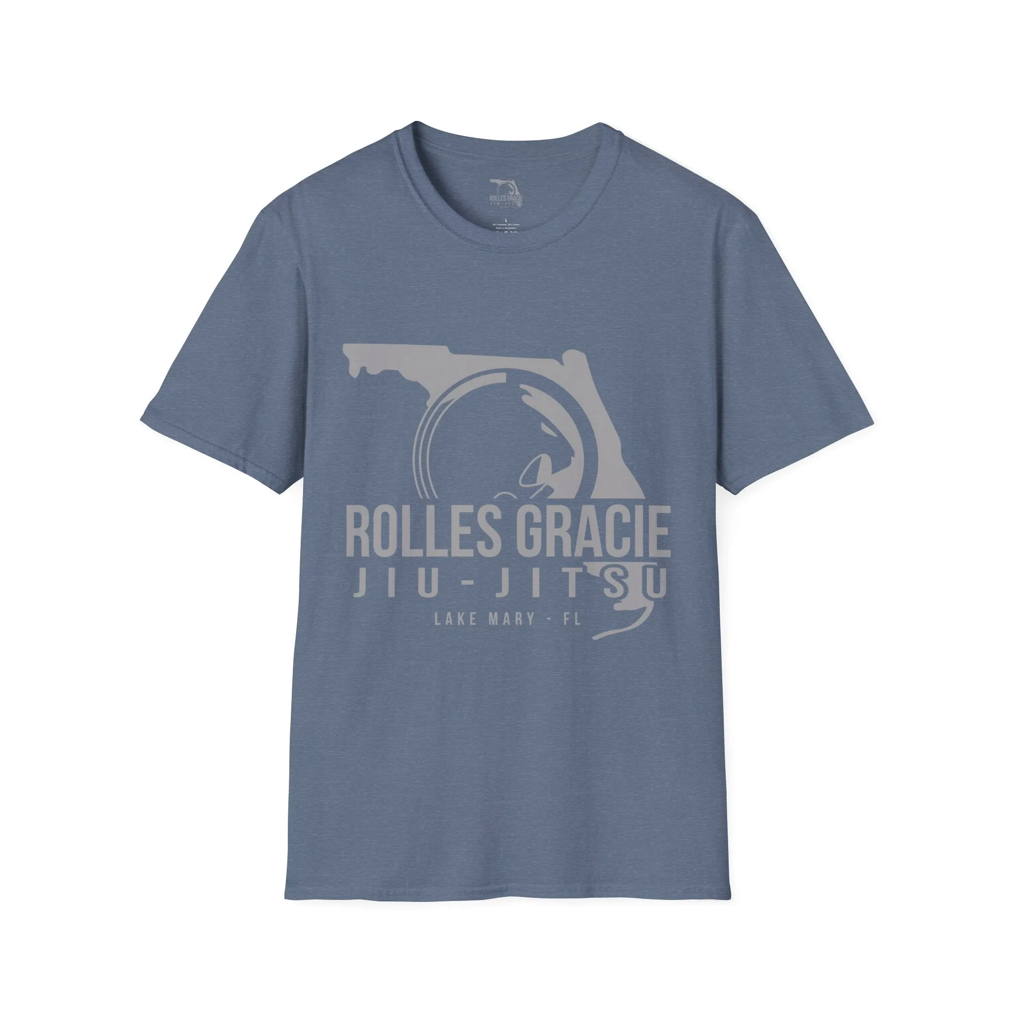 Rolles Gracie Lake Mary Jiu-Jitsu Unisex Softstyle T-Shirt