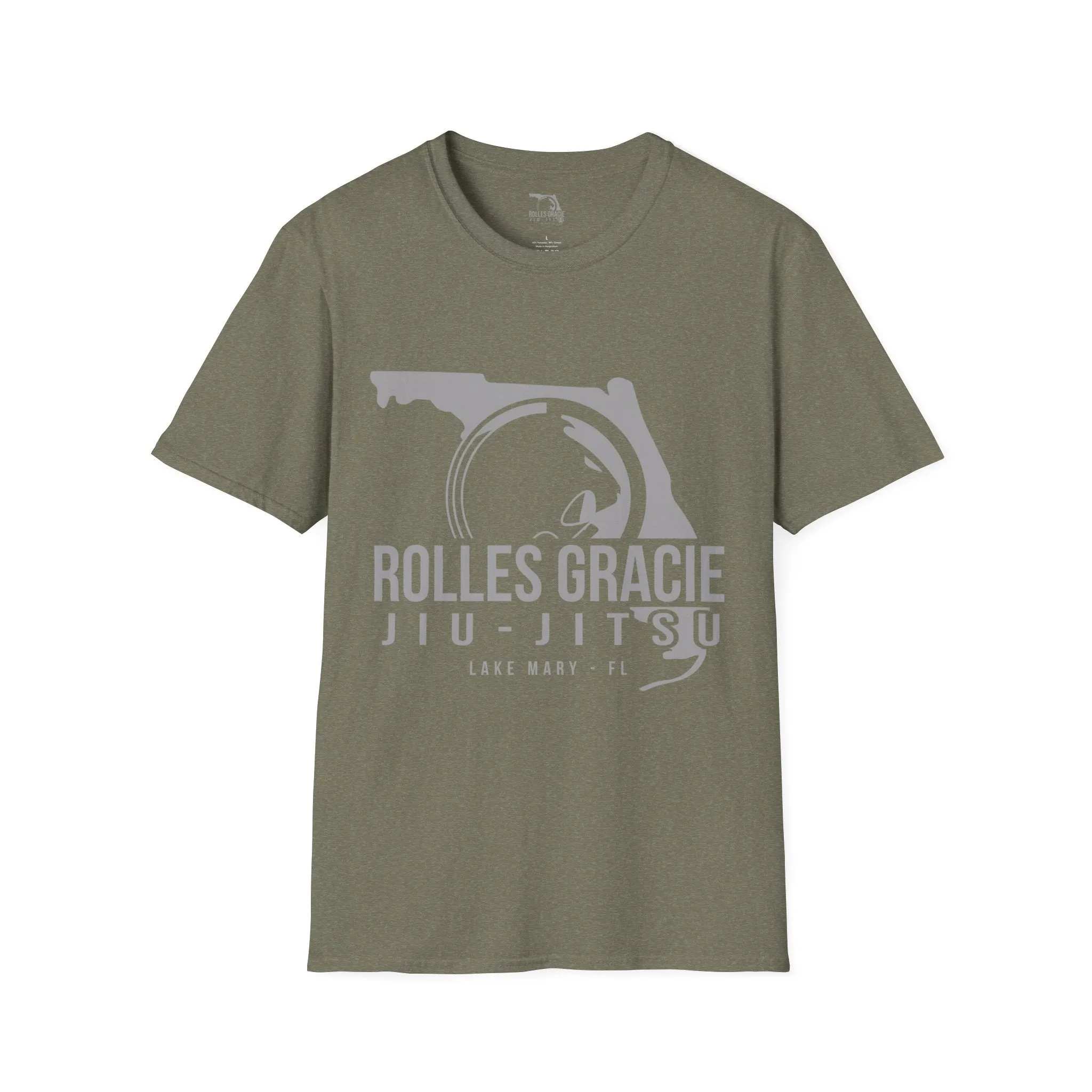 Rolles Gracie Lake Mary Jiu-Jitsu Unisex Softstyle T-Shirt