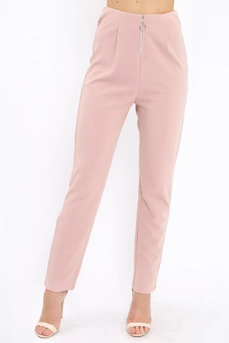 Rose High Waisted Trousers - Zeenia