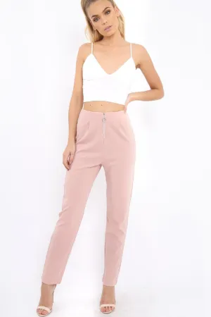 Rose High Waisted Trousers - Zeenia