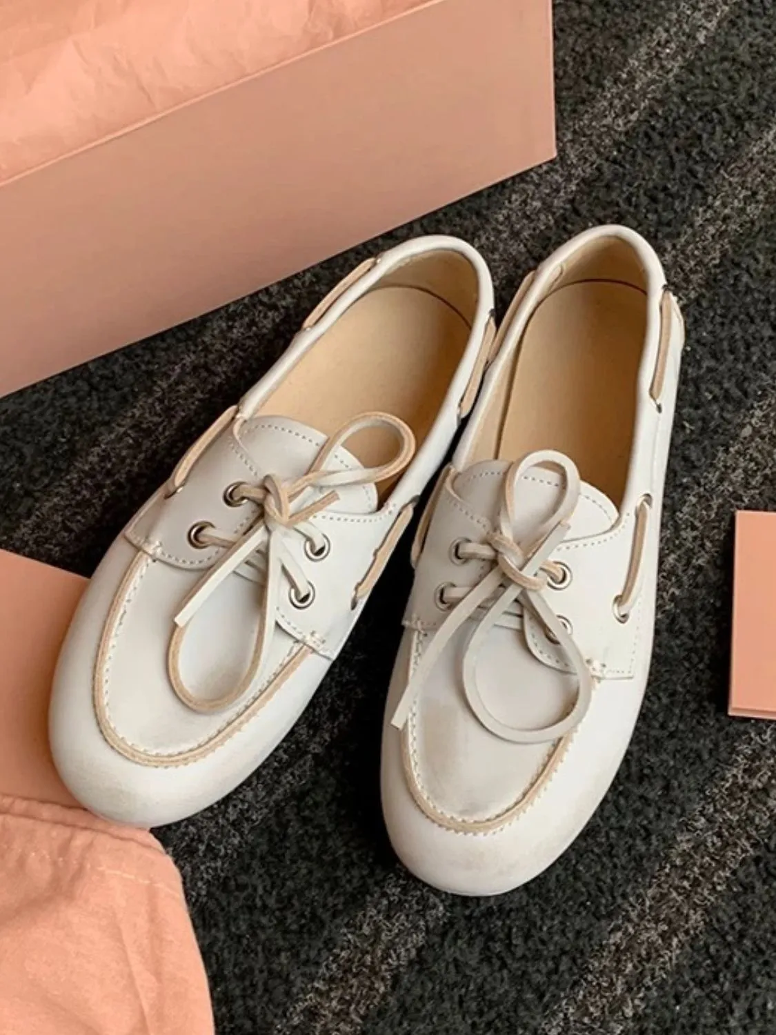 Round Toe Flat Slip-Ons