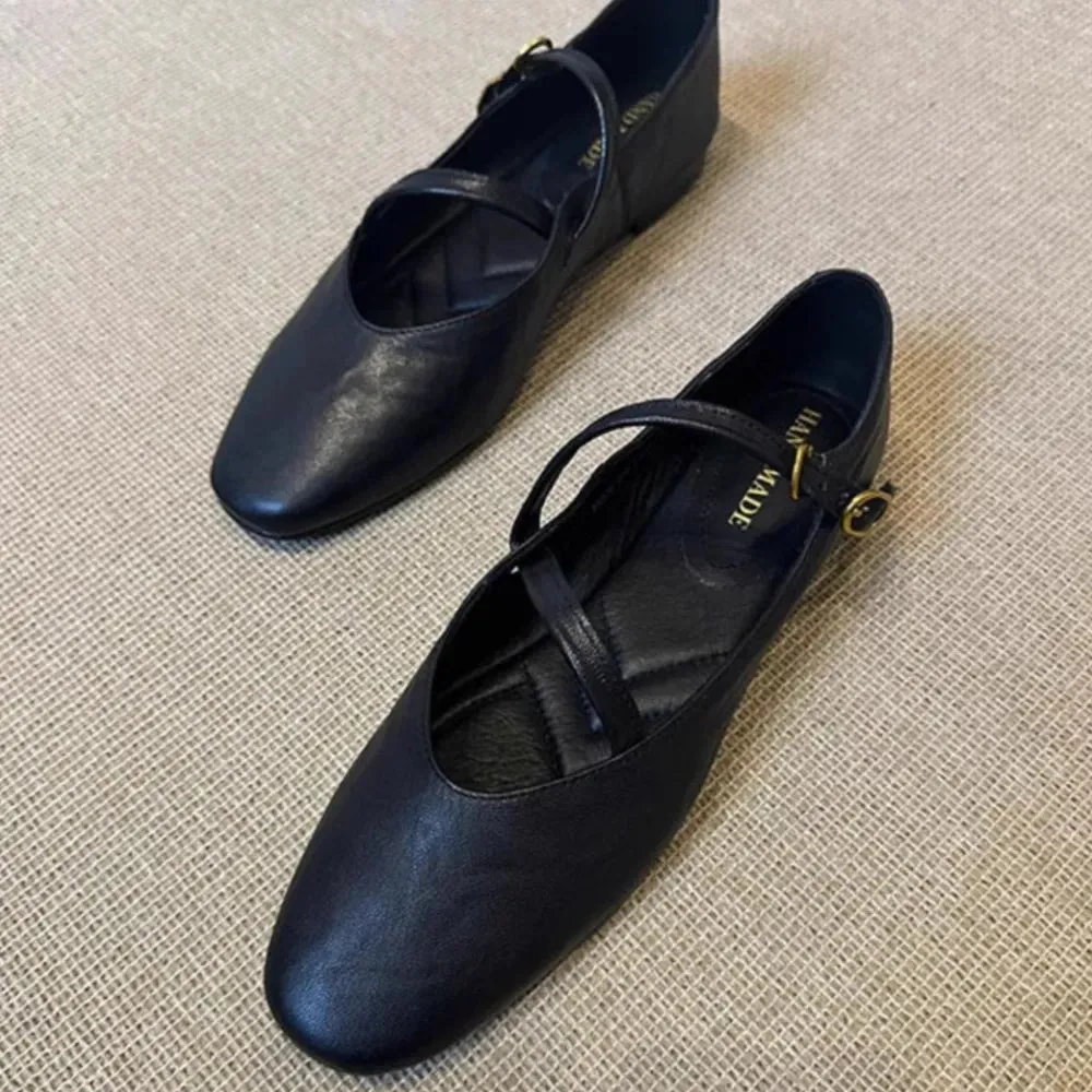 Round Toe Flats Slip-Ons