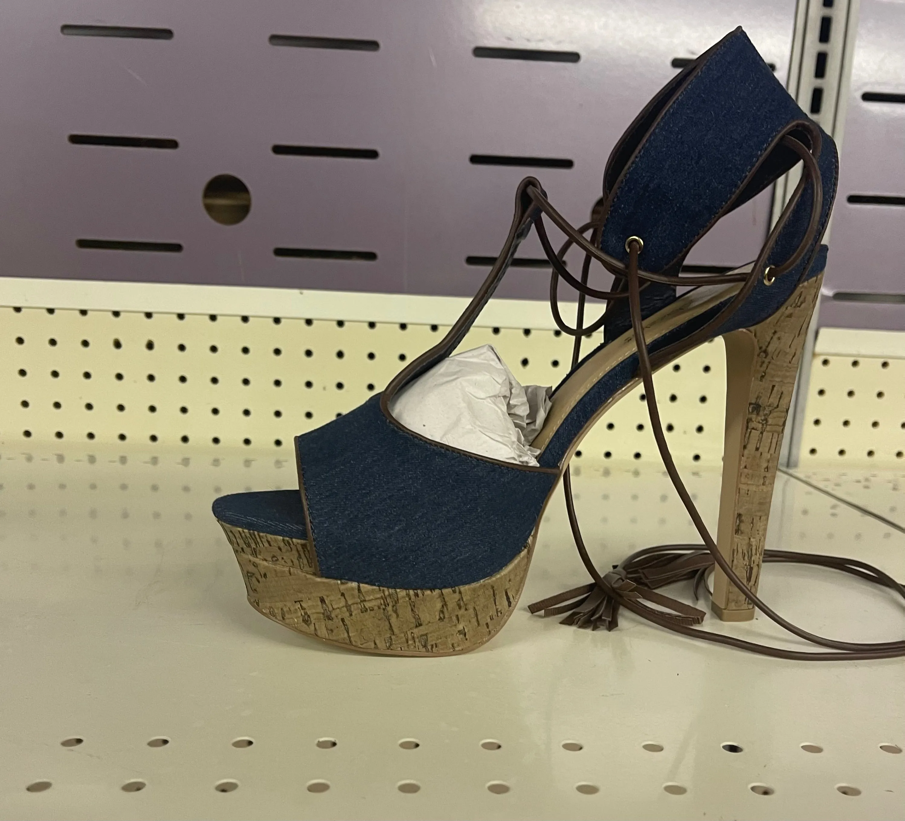 Royal Blue High Heels
