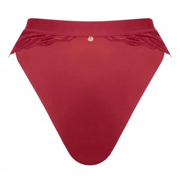 Scantilly Indulgence High Waist Brief - Red -