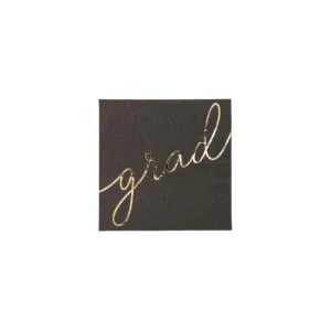 Script 'Grad' Cocktail Napkins