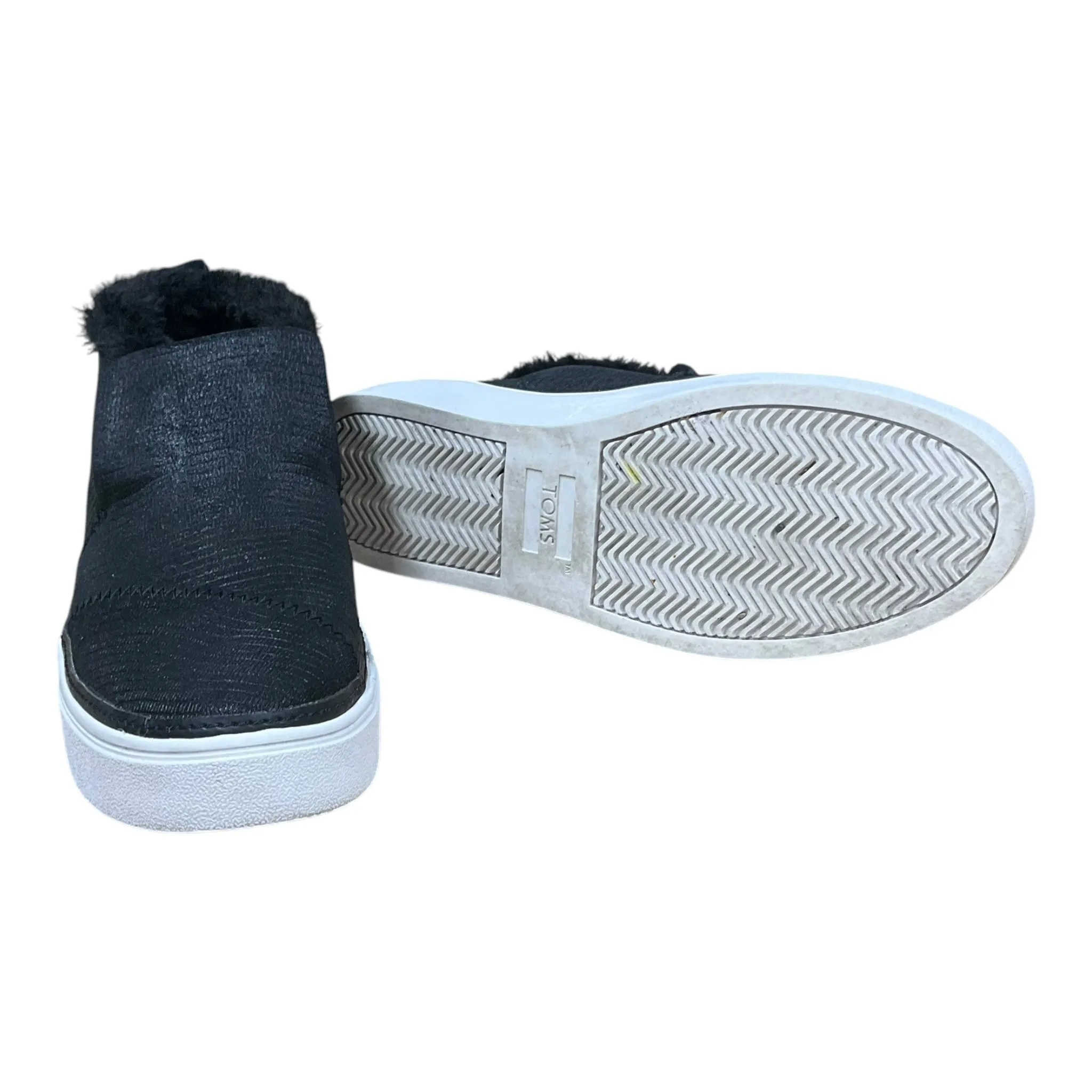 Shoes Flats By Toms In Black, Size: 8