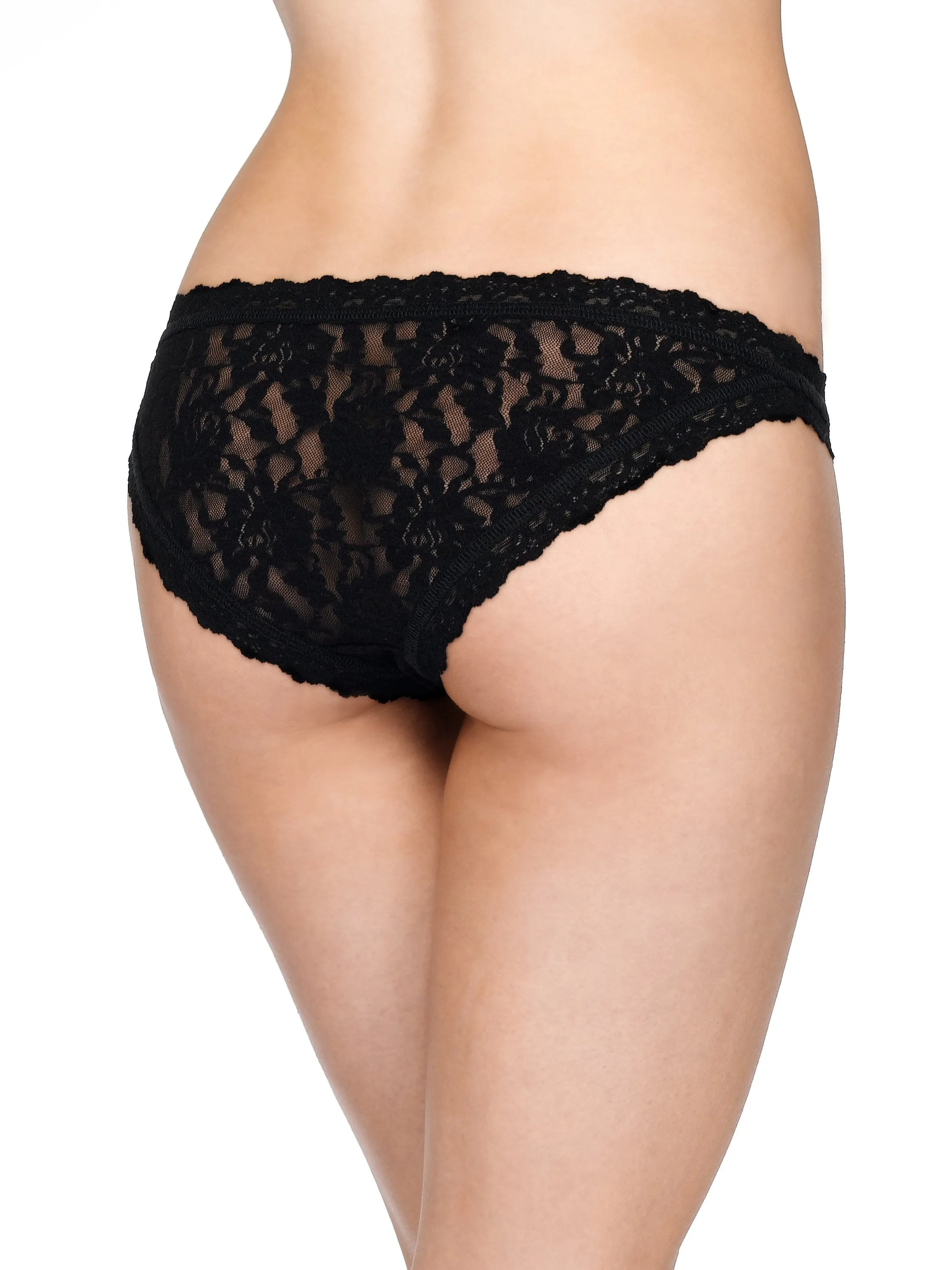 Signature Lace Brazilian Bikini Black
