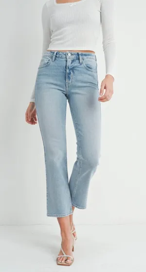 Slim Cropped Bootcut Jean