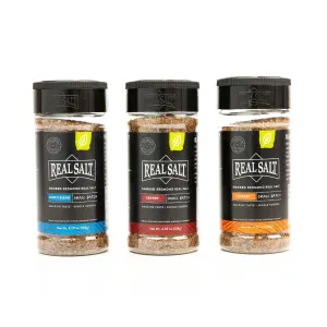 Smoked Real Salt Shaker - Variety Pack - 3x128g
