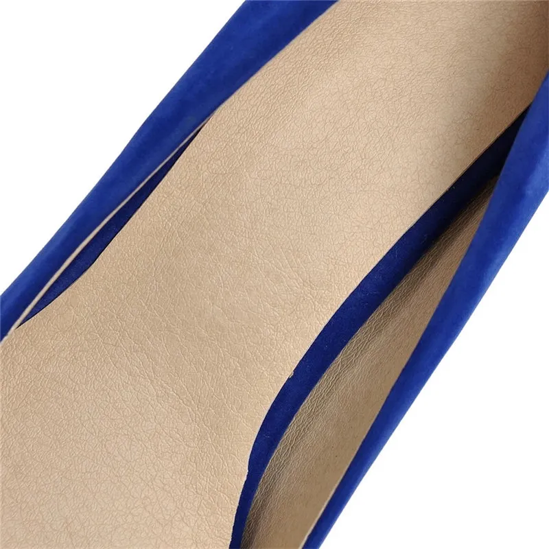 Solid Color Round Toe High Heels