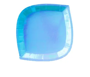 Solid Metaliics : Dinner Plates : Bubble Mint