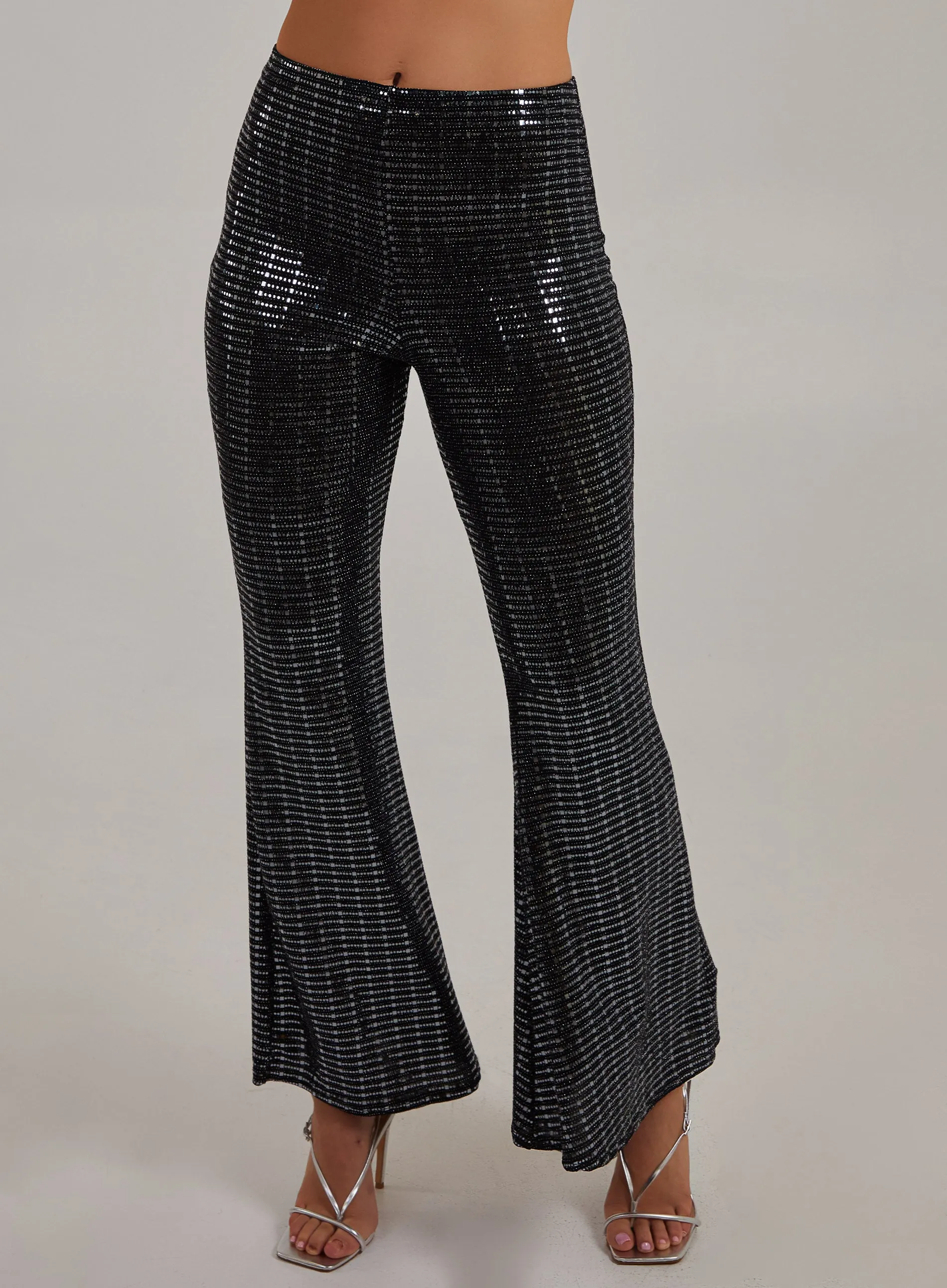 Sparkle Flared Trousers