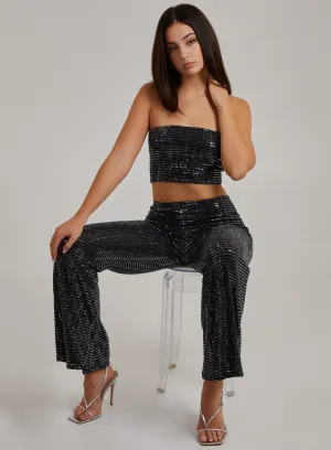 Sparkle Flared Trousers