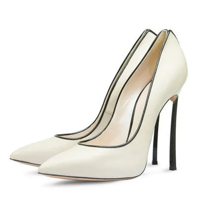 Spring pointed metal heel banquet dress women wedding shoes