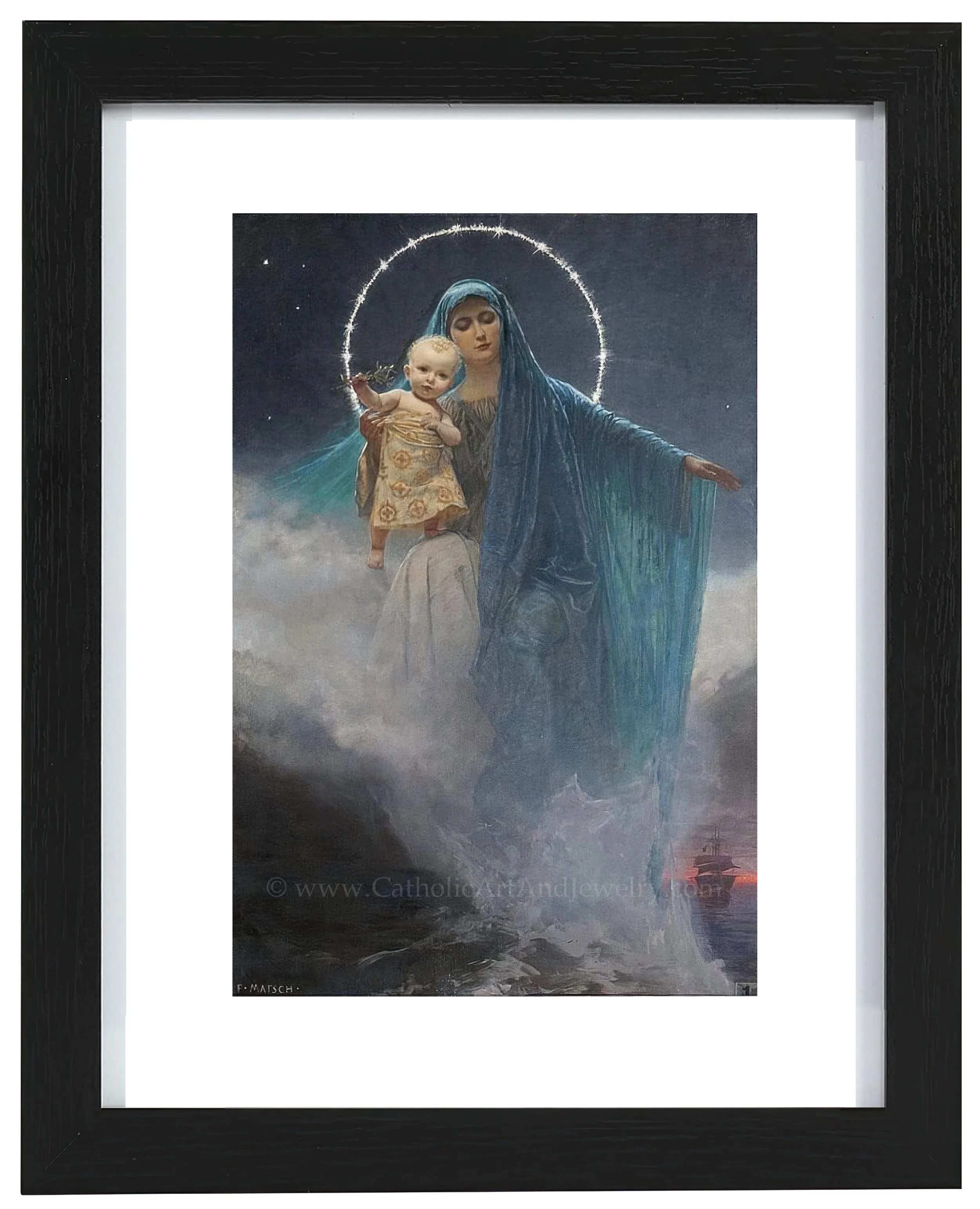 Stella Maris – Franz Matsch – Beautiful Catholic Art – Catholic Gift – Archival Quality