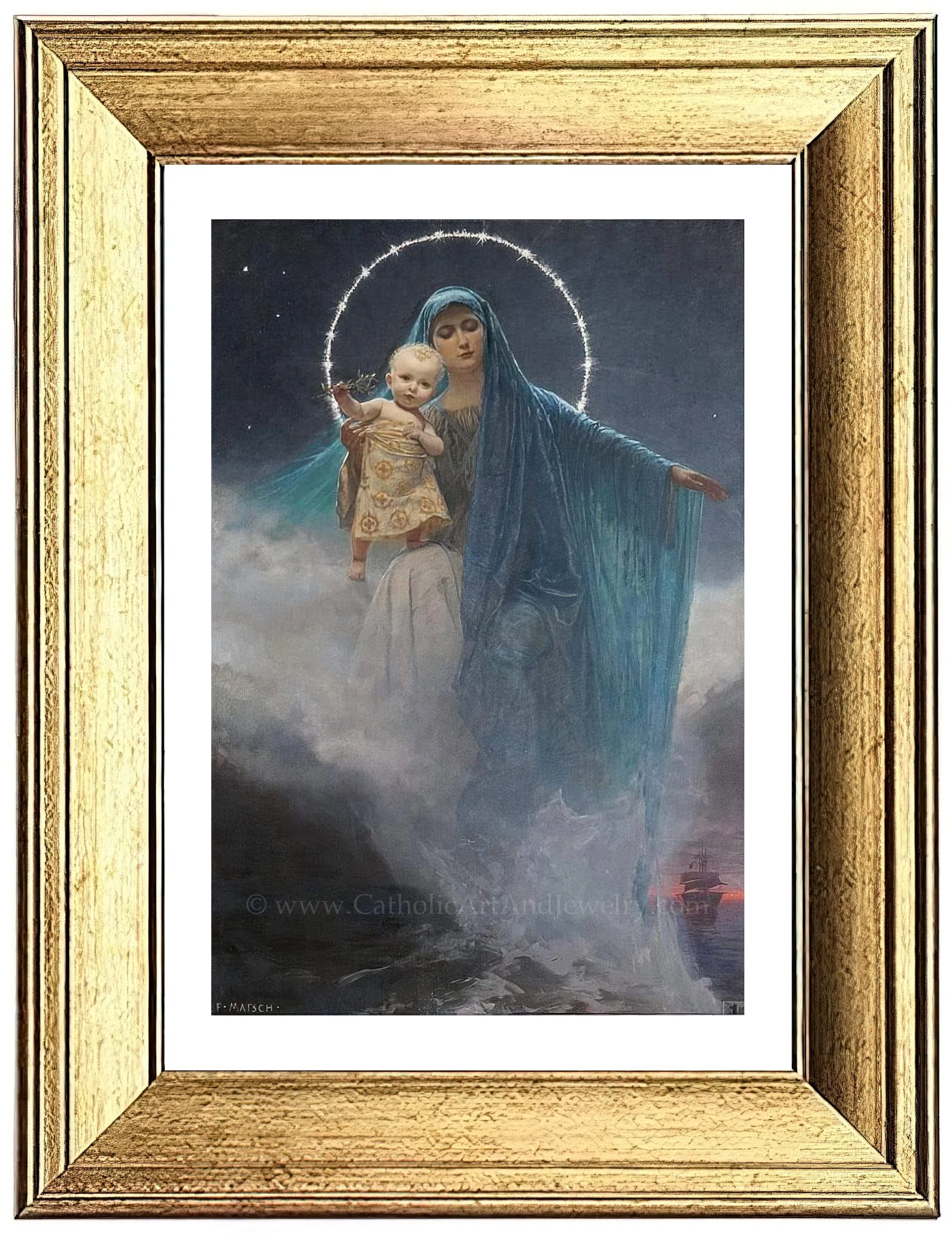 Stella Maris – Franz Matsch – Beautiful Catholic Art – Catholic Gift – Archival Quality