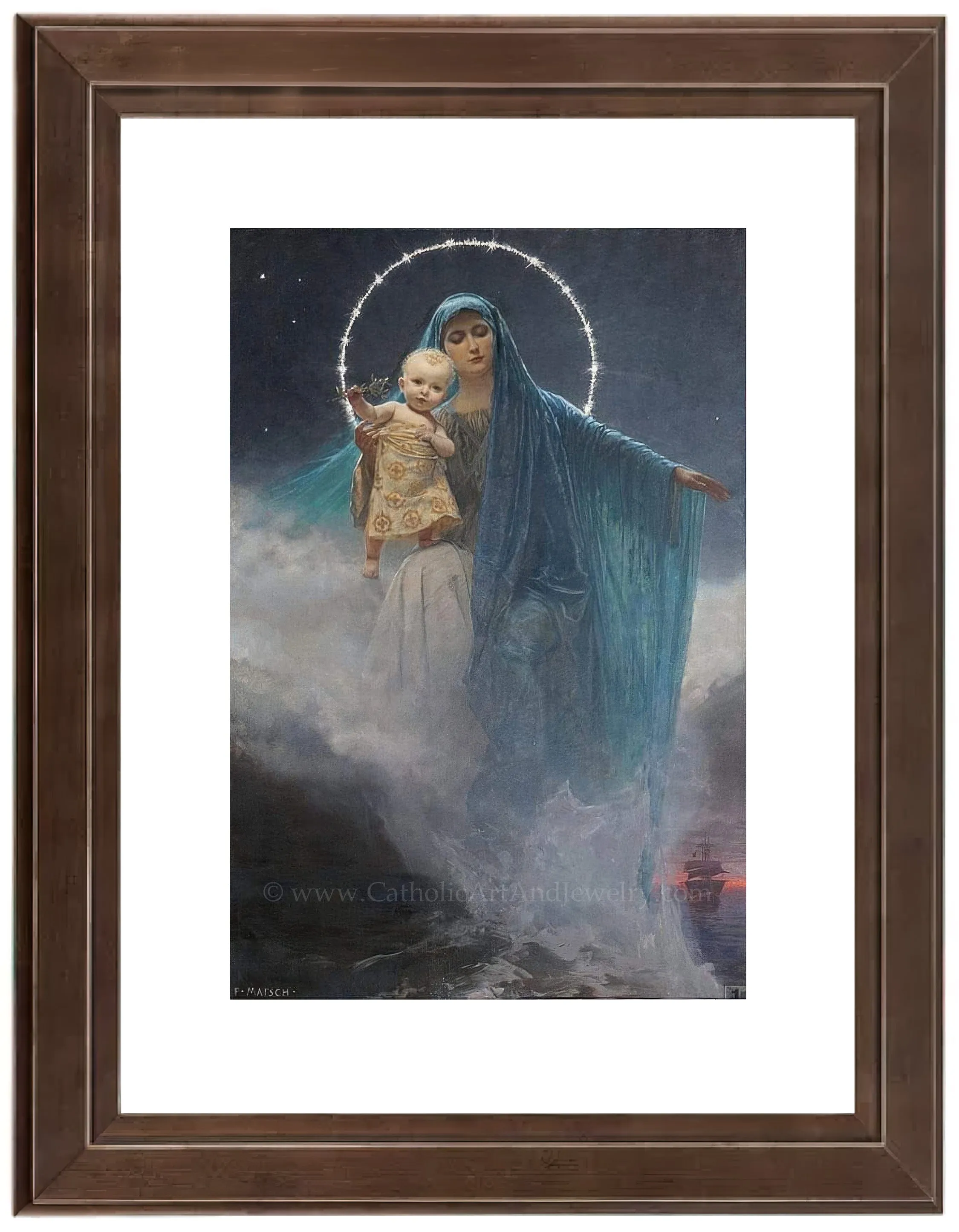 Stella Maris – Franz Matsch – Beautiful Catholic Art – Catholic Gift – Archival Quality