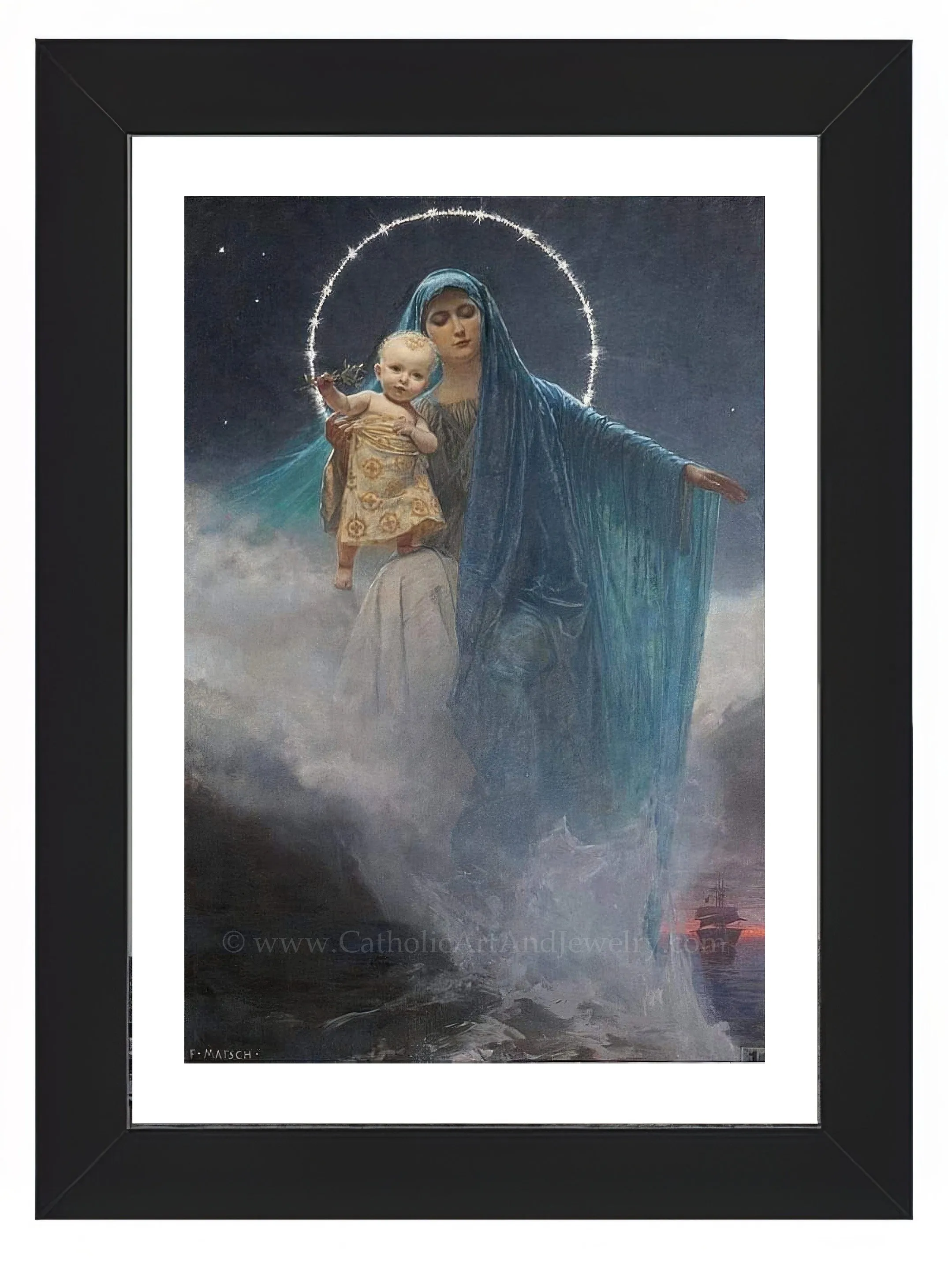 Stella Maris – Franz Matsch – Beautiful Catholic Art – Catholic Gift – Archival Quality