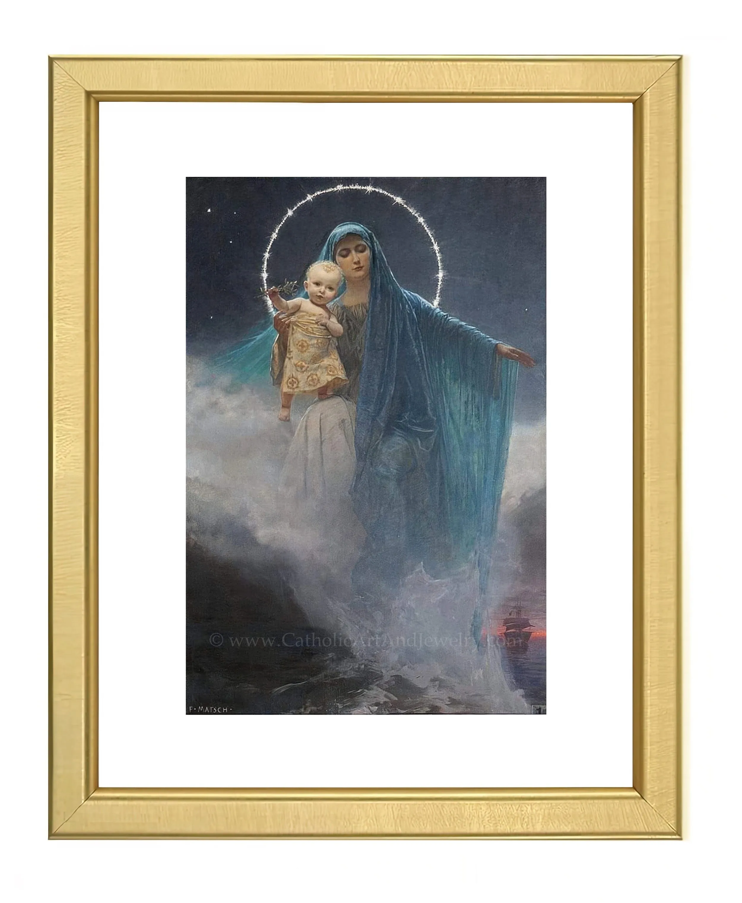 Stella Maris – Franz Matsch – Beautiful Catholic Art – Catholic Gift – Archival Quality