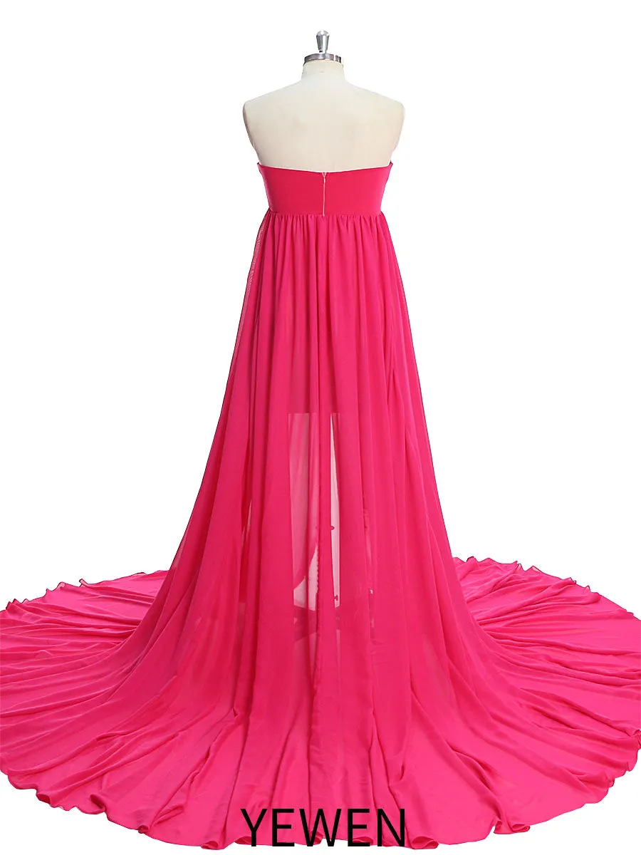 Stretchy Fabric Maternity Photography Dress for Baby Shower YW231040