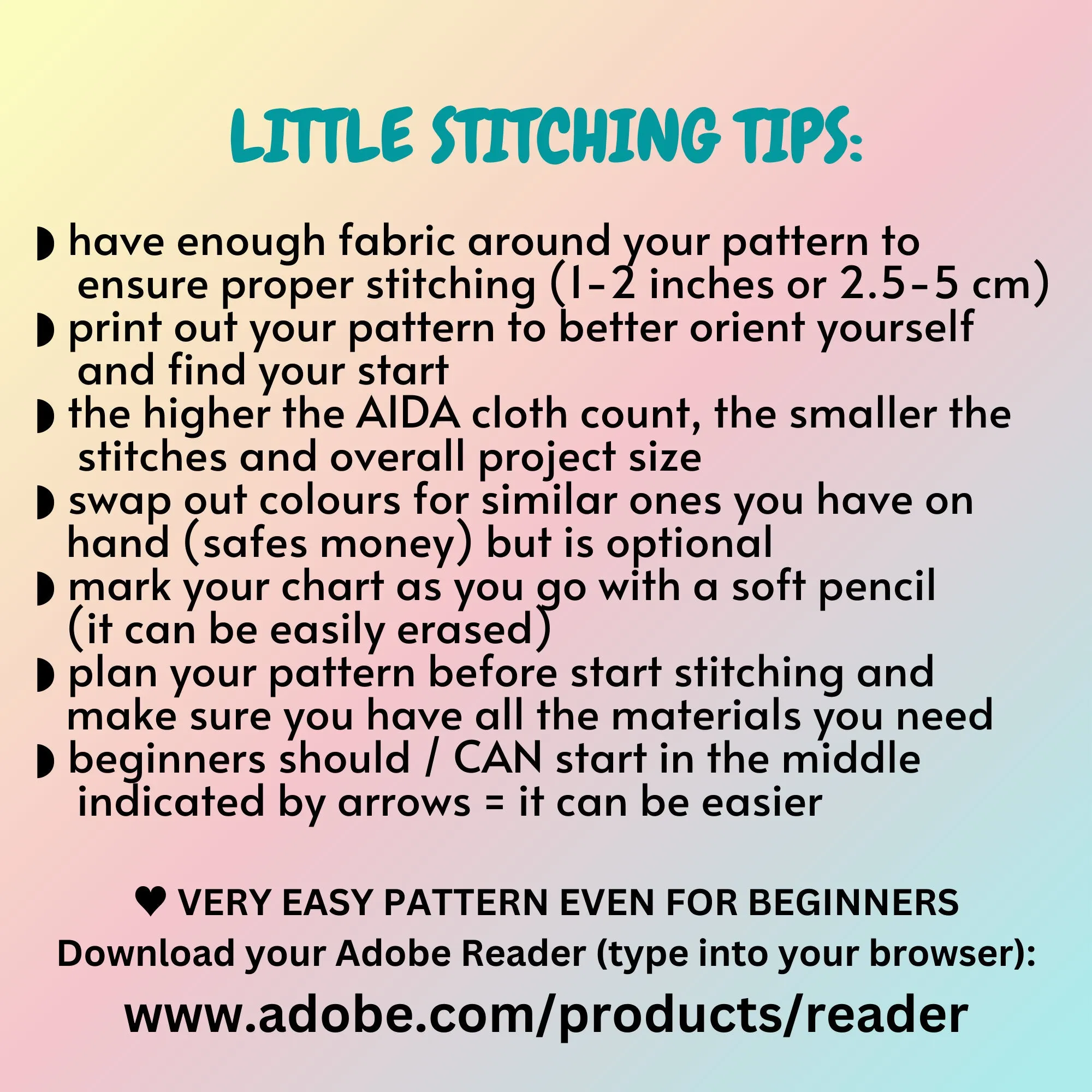 Summer Cross Stitch Pattern #1750