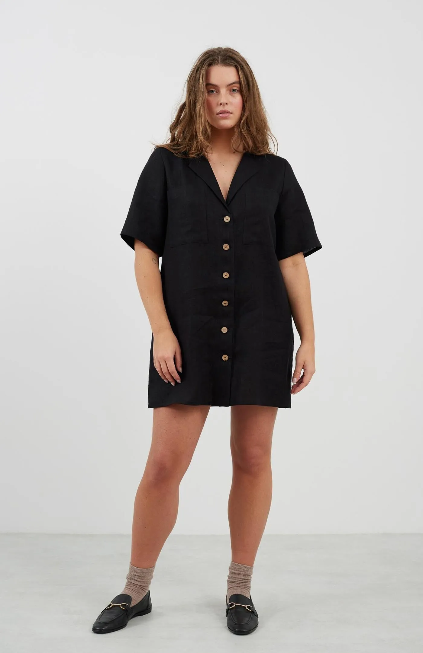 Summer Nights Dress | Cotton Linen Blend