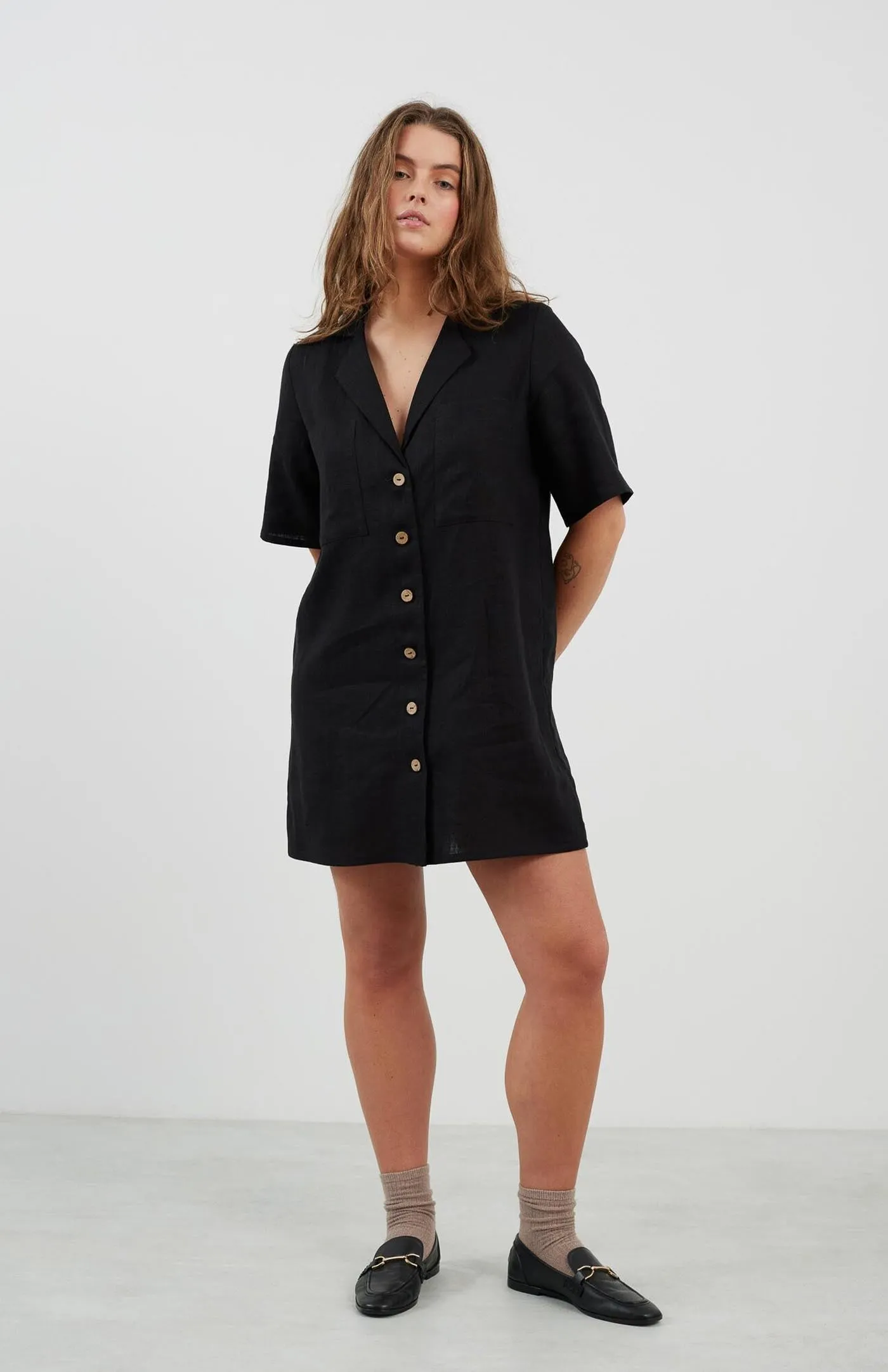 Summer Nights Dress | Cotton Linen Blend