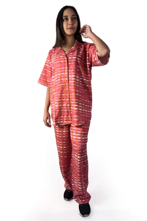 Sunset Glow Plaid Set