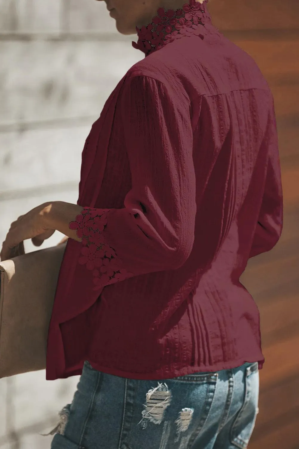 Sweet Mary Crochet Lace Top