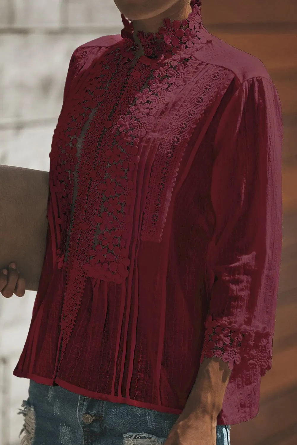 Sweet Mary Crochet Lace Top