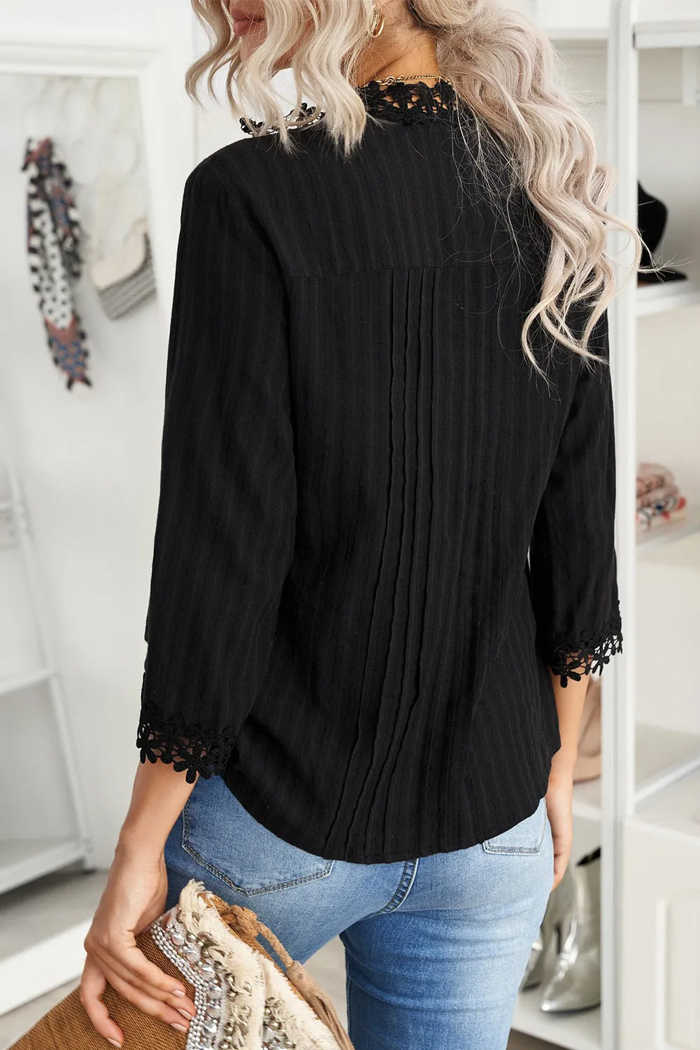 Sweet Mary Crochet Lace Top