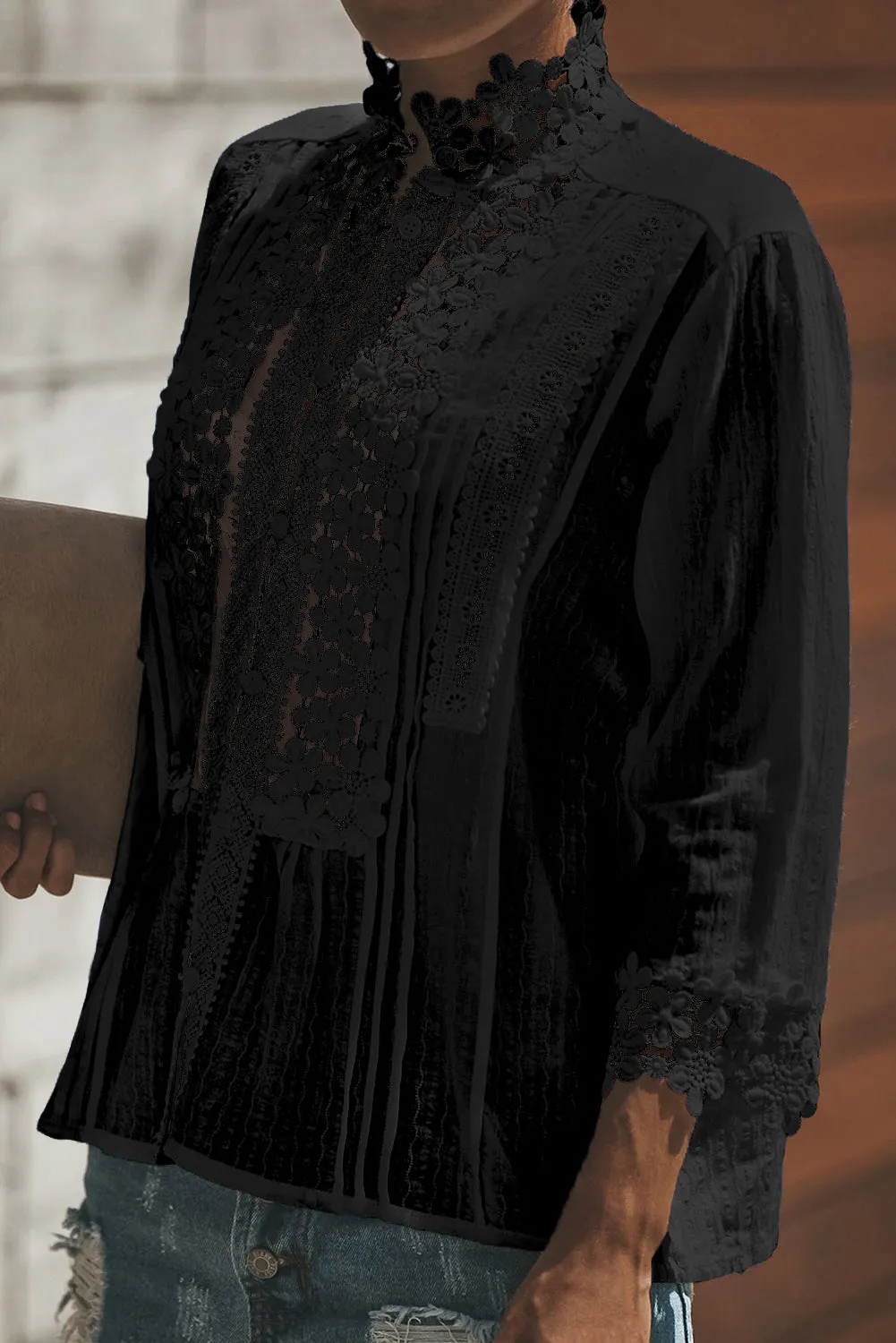 Sweet Mary Crochet Lace Top