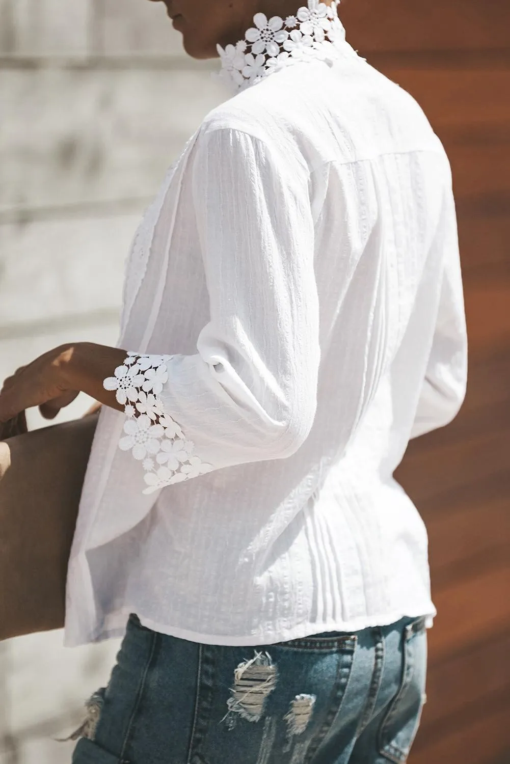 Sweet Mary Crochet Lace Top