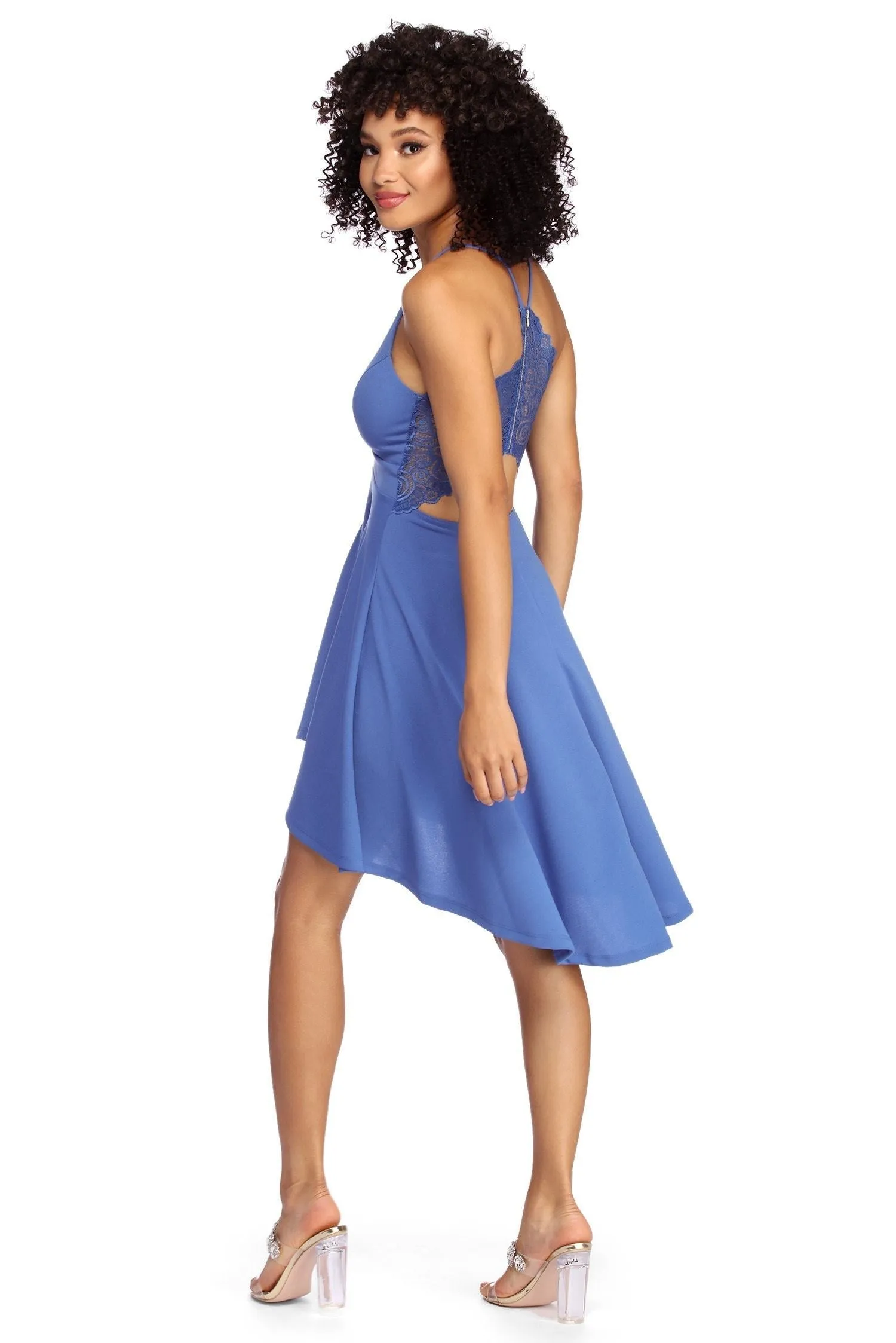 Swept Off Your Charming Feet High-Low Dress