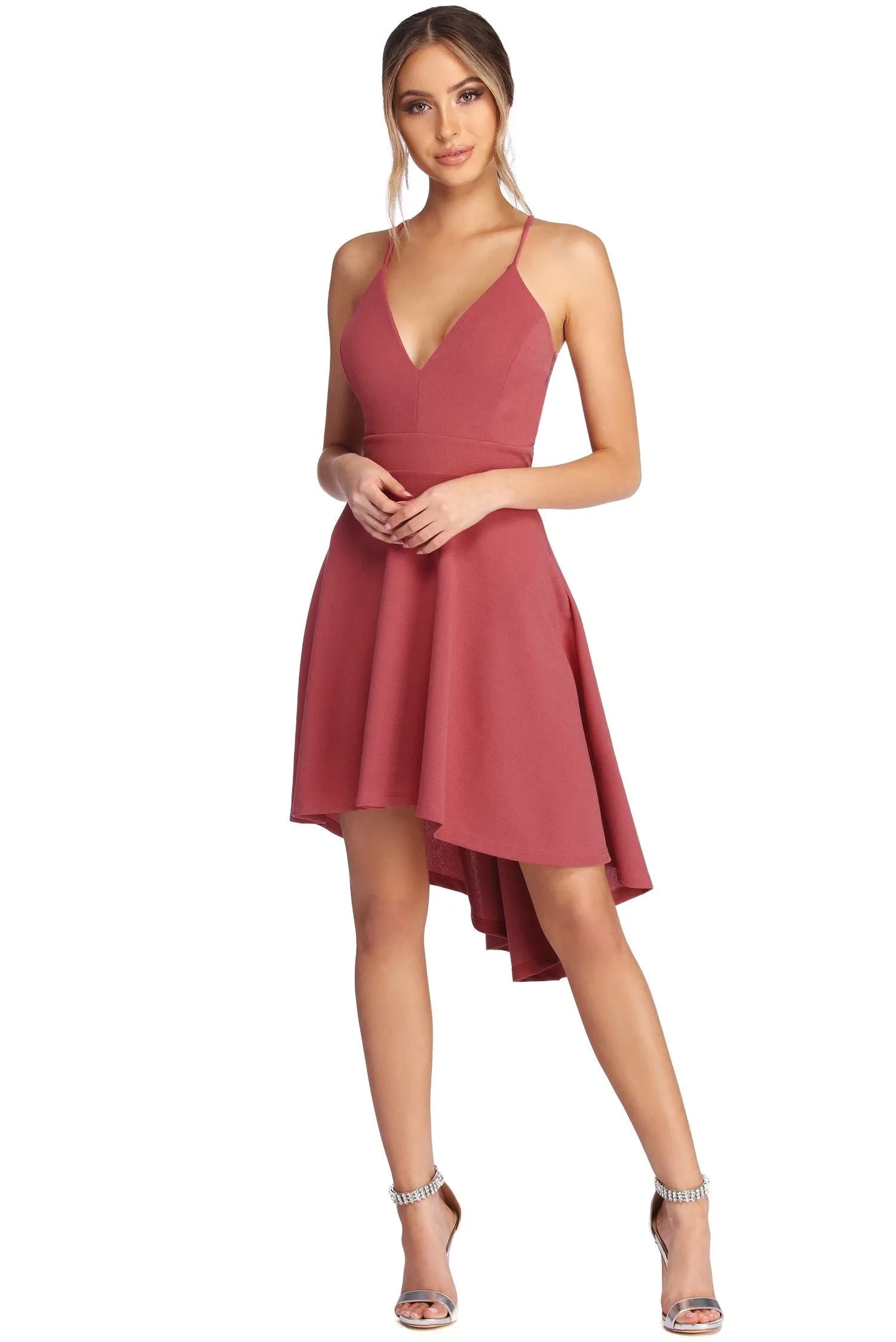 Swept Off Your Charming Feet High-Low Dress