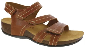 Swerve Strap Sandal - Chestnut - Women's